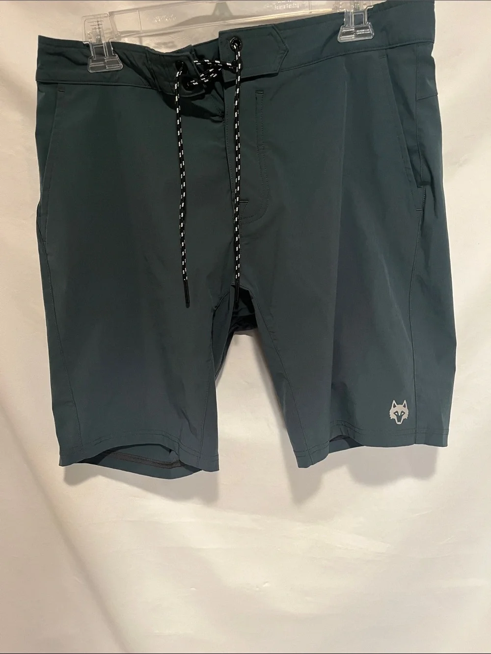 Greyson Men's Teal Board Shorts with Drawstring 34